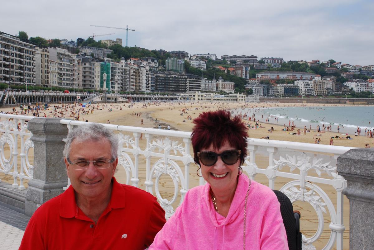 Paul & Carol Morgenstern in San Sebastian